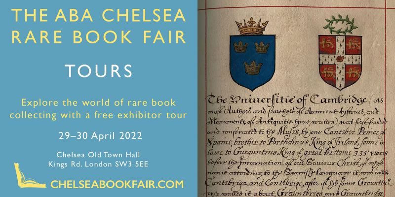 The ABA Chelsea Rare Book Fair Tours with Manuscripts or Associated Copies